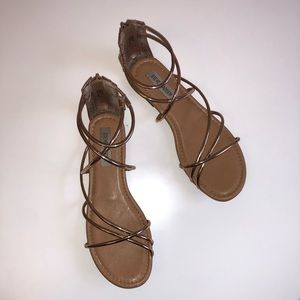 Steve Madden sapphire rose gold sandals
